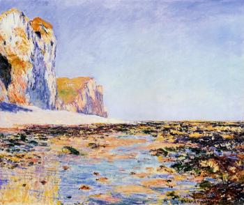 尅勞德 莫奈 Beach and Cliffs at Pourville, Morning Effect